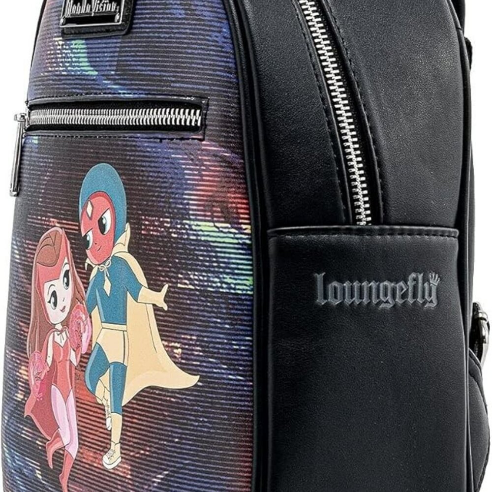 Loungefly Disney Marvel Wanda Vision Chibi Backpack NWT​ - Picture 2 of 5